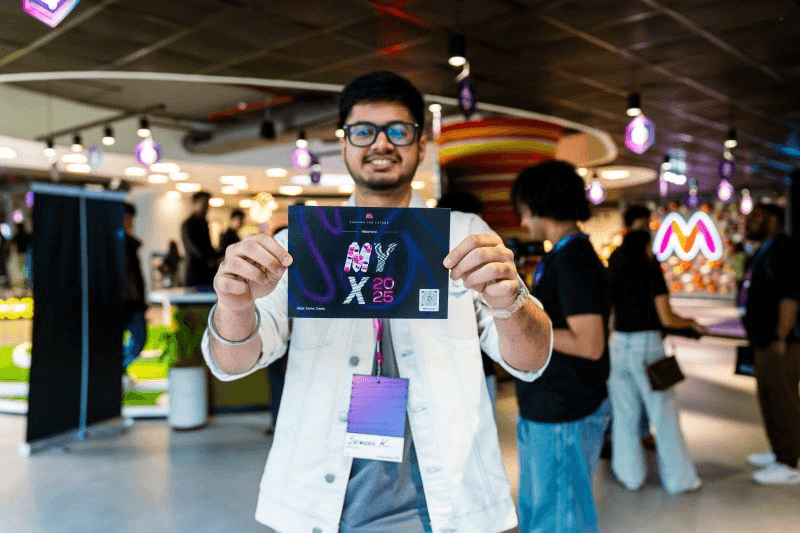 Sameer at MYX, the Myntra design conference