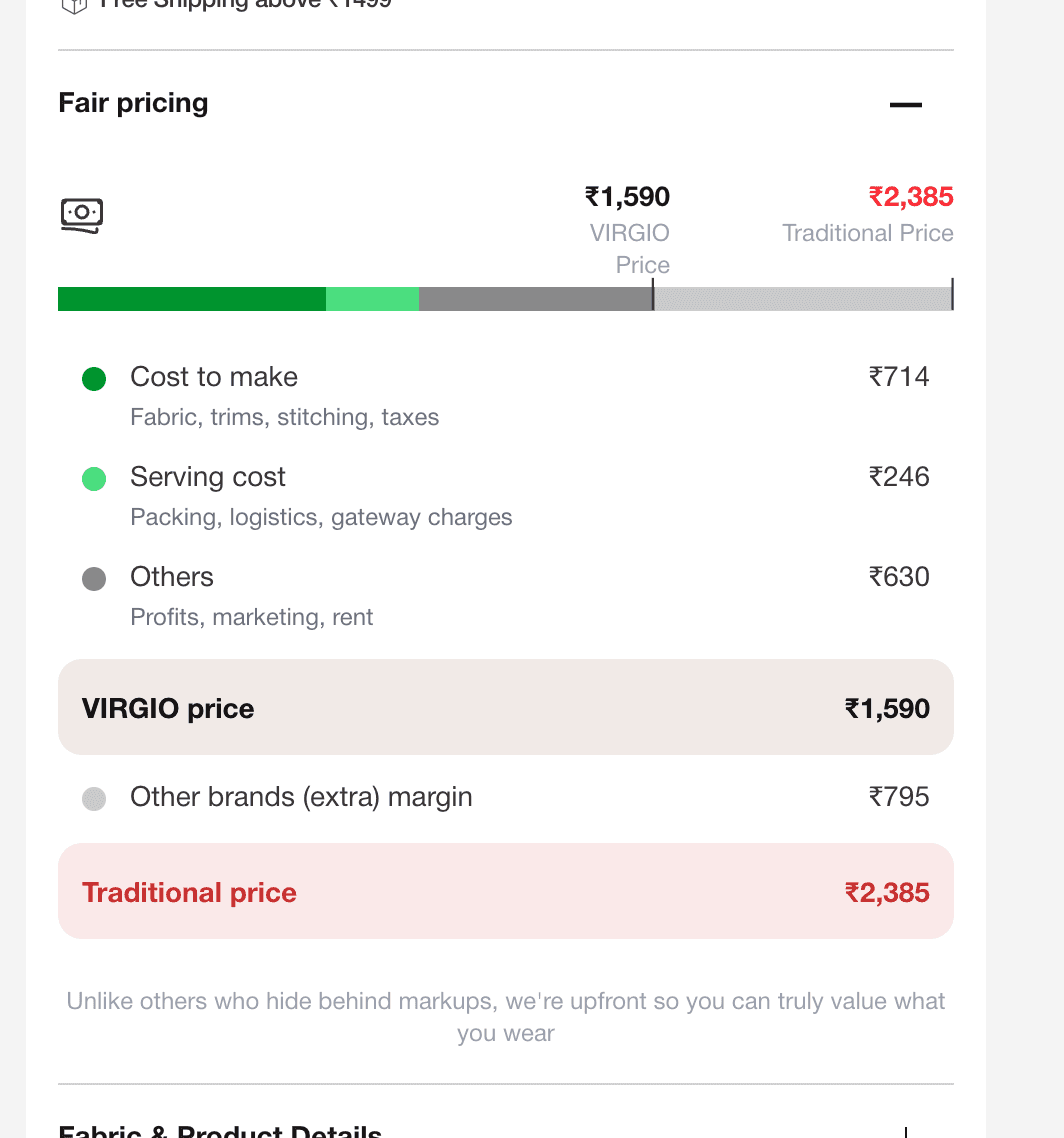V3 widget: highlighted total rows in pill containers, sharper hierarchy, aligned to the new brand language.